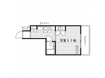 スチューデントプラザアイ(1K/3階)の間取り写真