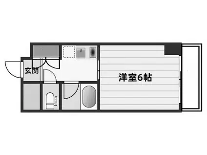 セレッソコート梅田東(1K/5階)の間取り写真