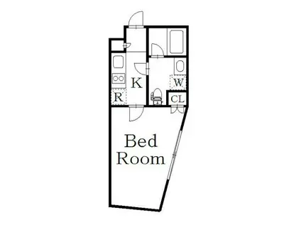 ヴェリタス永福町(1K/2階)の間取り写真