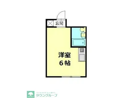 シェルコート寺尾(ワンルーム/3階)の間取り写真