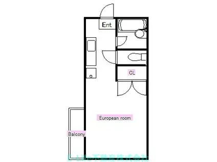 アヴニール大江(ワンルーム/3階)の間取り写真