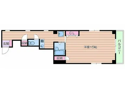 大阪昆布ビル(1K/4階)の間取り写真