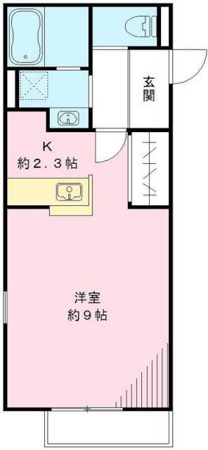 クレール大和(1K/1階)の間取り写真