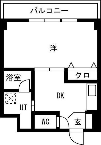 アプニール新瑞(1DK/2階)の間取り写真