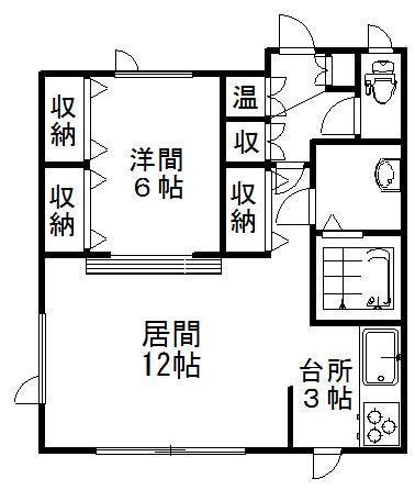 EVER LASTING(1LDK/1階)の間取り写真