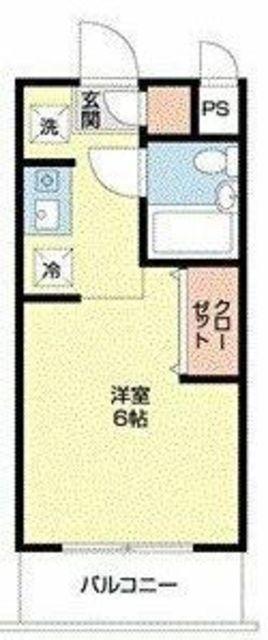 フィオーレ王子(1K/2階)の間取り写真