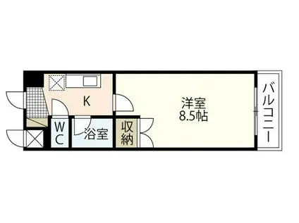 フェニックスマンション(1K/2階)の間取り写真