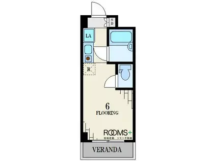 セビリア駒場(ワンルーム/3階)の間取り写真