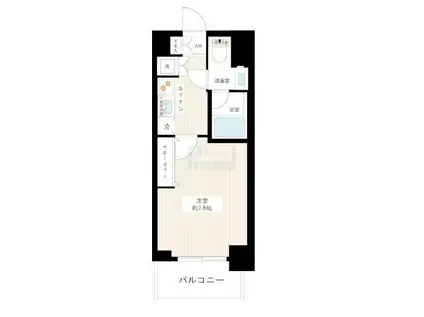 エルフォルテ赤羽(1K/4階)の間取り写真