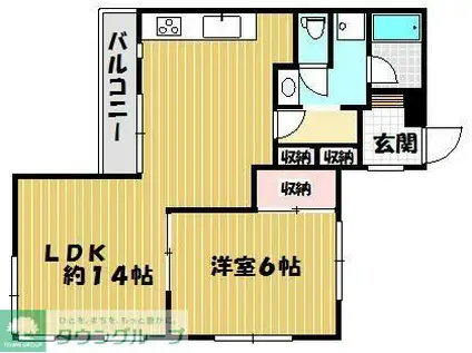 レグルス朝霞台(1LDK/4階)の間取り写真