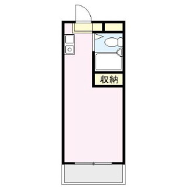 メゾンアルカンシェル(1K/3階)の間取り写真