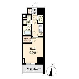 M-LUXE丸の内(1K/8階)の間取り写真