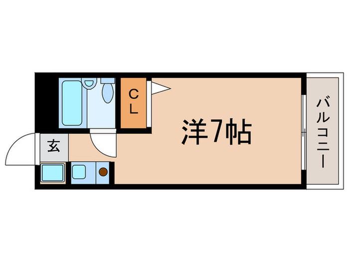 ドエル目白(ワンルーム/1階)の間取り写真