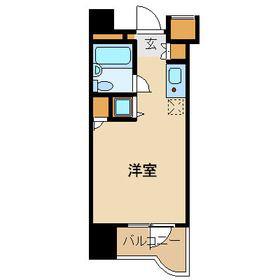 マイキャッスル渋谷JP(ワンルーム/4階)の間取り写真