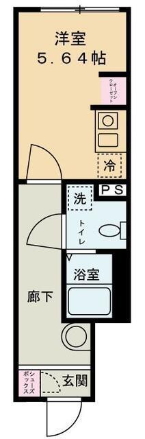 シロンコート杉並(ワンルーム/2階)の間取り写真