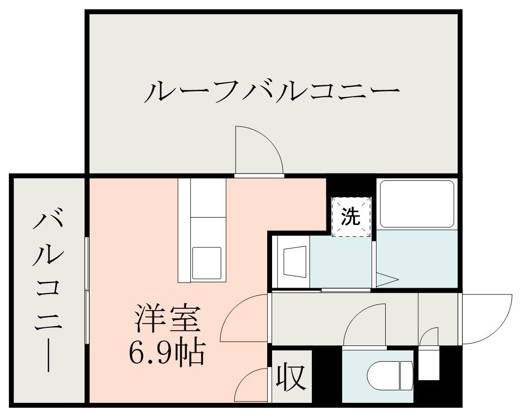 YSBLD XV(ワンルーム/5階)の間取り写真