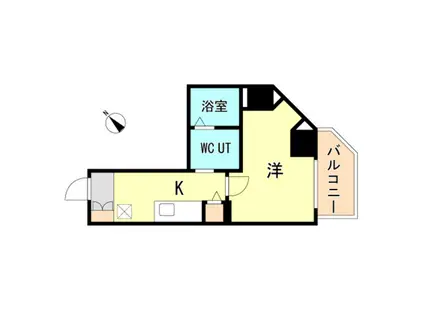 U-RO湊川公園(1K/9階)の間取り写真