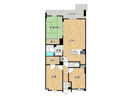 セントエルモ牛久(3LDK/12階)の間取り写真