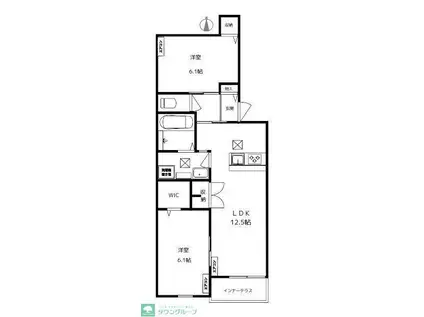 SIRIN KEDI シリンケディ BLDG A&B(2LDK/3階)の間取り写真