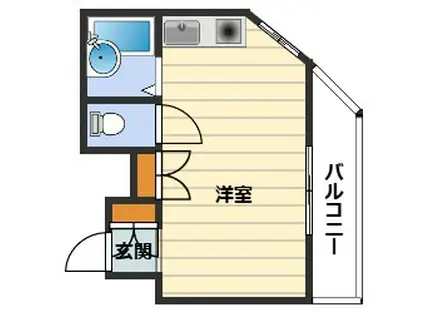 相和ビル1号館(ワンルーム/5階)の間取り写真