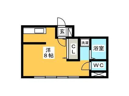 アルト フォレスタ(ワンルーム/3階)の間取り写真