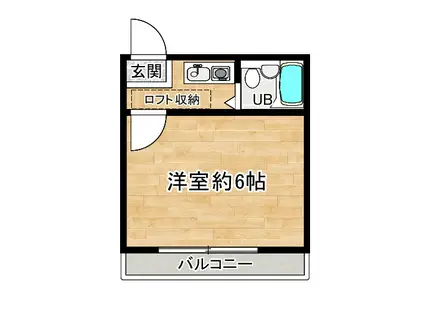 リエス東戸塚(1K/1階)の間取り写真