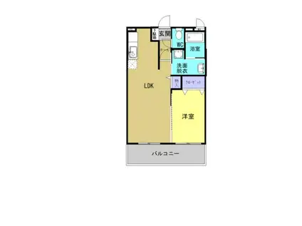 ネスレTOSU(1LDK/5階)の間取り写真