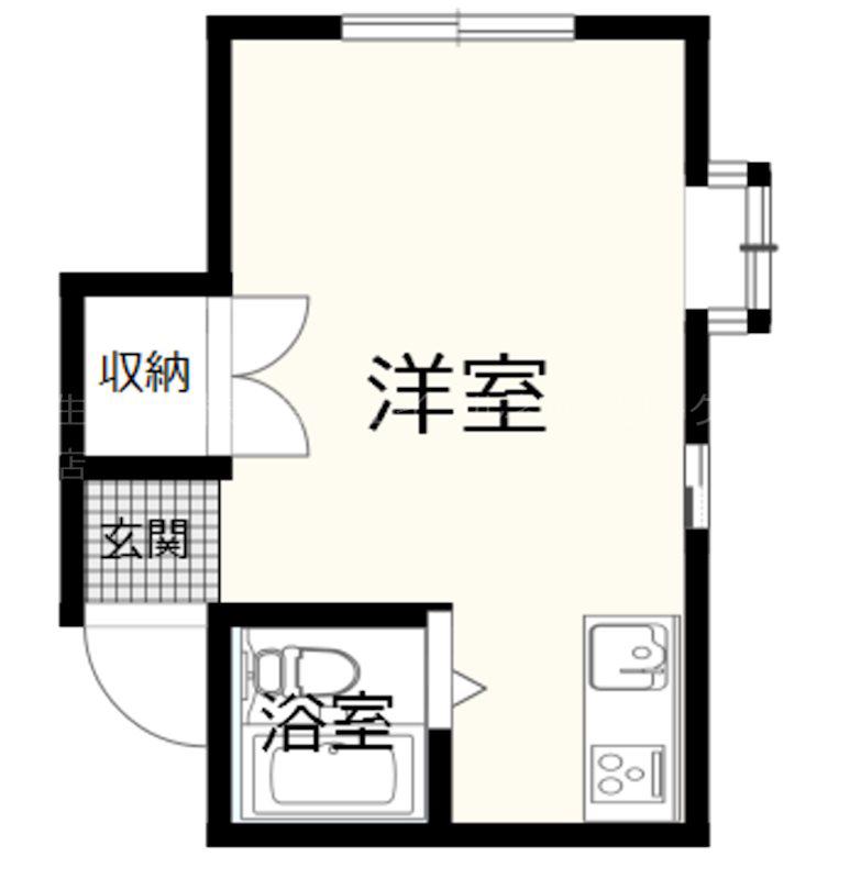プレイス田町(ワンルーム/2階)の間取り写真