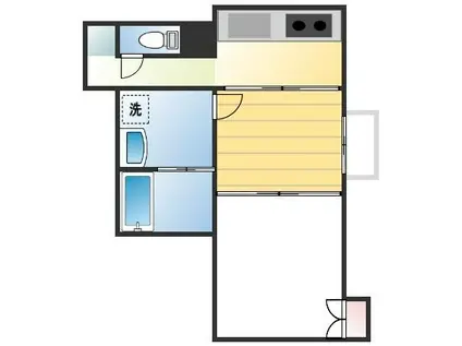 コーポ・コガ(2K/2階)の間取り写真