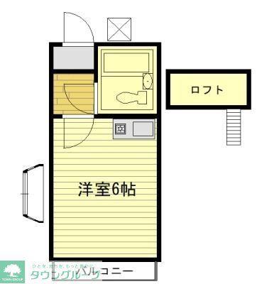 グレイスハイム保谷(1K/1階)の間取り写真