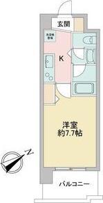 アルフィーレ新栄(1K/10階)の間取り写真