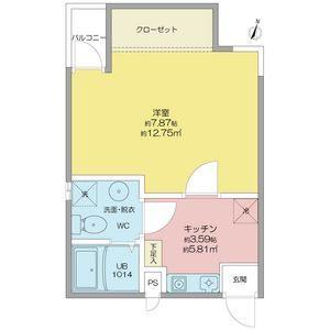 ノヴェル大曽根(1K/3階)の間取り写真