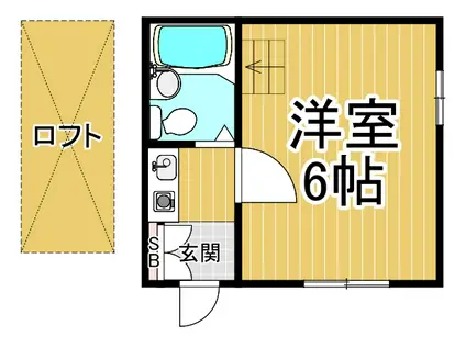 サンパレス21甲子園北(ワンルーム/1階)の間取り写真