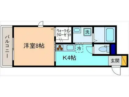 SH・ANTHOLOGY(1K/1階)の間取り写真