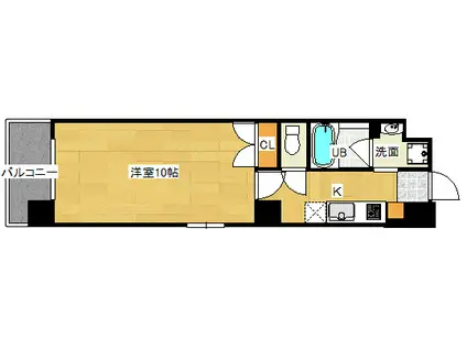 ウイング昭和町(1K/7階)の間取り写真