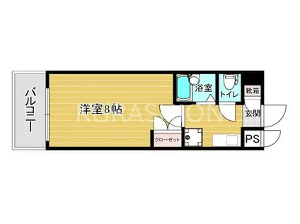 リファレンス吉塚(1K/11階)の間取り写真