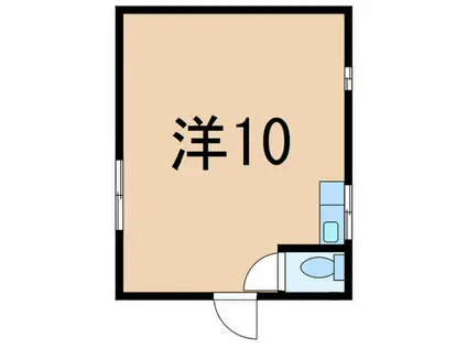 北品川YKビル(ワンルーム/4階)の間取り写真