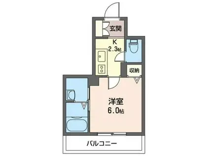 ベル・グランツ金沢八景 A(1K/3階)の間取り写真