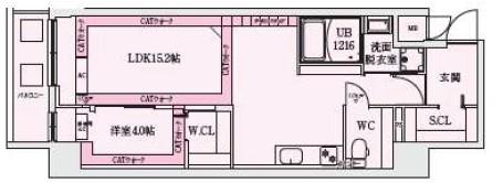 LEGALAND猫 MIYAKOJIMA(1LDK/2階)の間取り写真