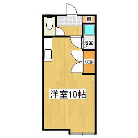 エクセル東和(ワンルーム/1階)の間取り写真
