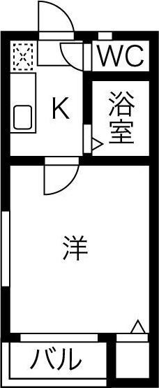 アーバンプラザ名古屋(1K/1階)の間取り写真