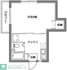 コーポラス紀念(1K/3階)の間取り写真