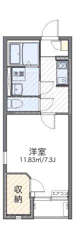レオネクストKOMAOKA(1K/1階)の間取り写真