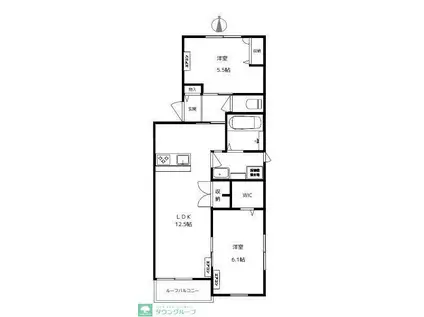 SIRIN KEDI シリンケディ BLDG A&B(2LDK/3階)の間取り写真