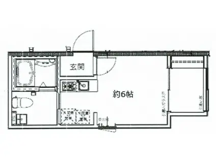 ANNEX志村坂上(ワンルーム/2階)の間取り写真