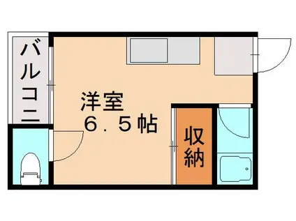 コーポイギス(ワンルーム/1階)の間取り写真