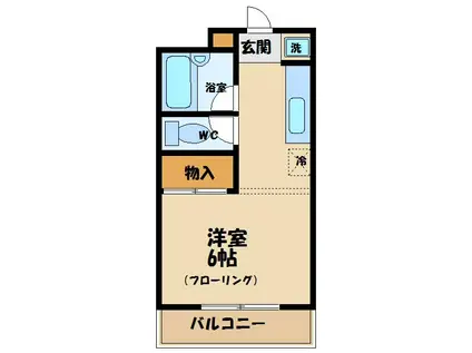 HEIM 匠(ワンルーム/1階)の間取り写真