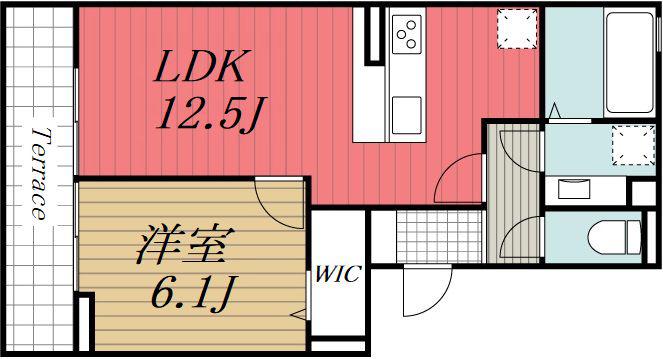 KOCHIA N・S S棟(1LDK/3階)の間取り写真