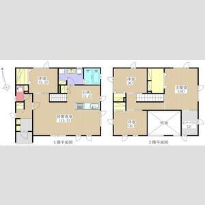 屯田8-10戸建(4SLDK/1階)の間取り写真