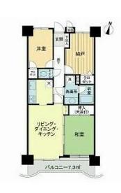 ライオンズマンション草加旭町第3(2SLDK/2階)の間取り写真
